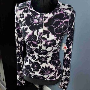 Floral Long Sleeve Women's Top